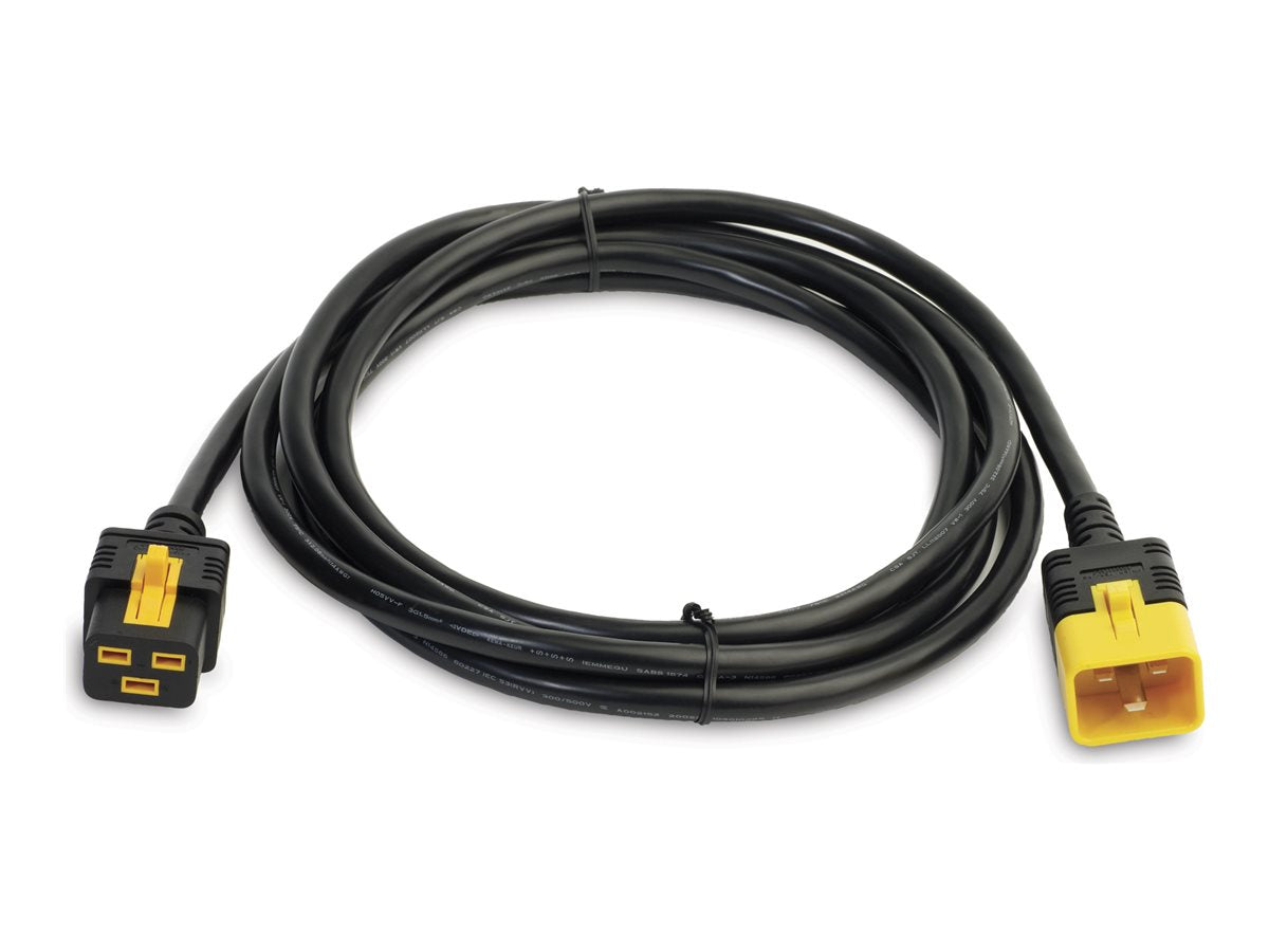 APC Power Cord Locking C19 to C20 Rewireable 3m - Vorderansicht