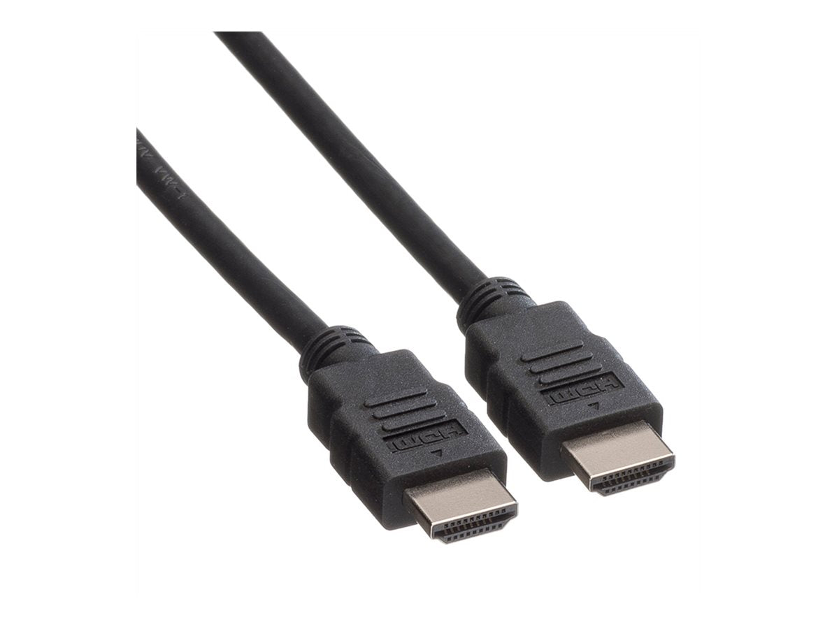 ROLINE GREEN HDMI High Speed Kabel mit Ethernet TPE schwarz 1m - Detailansicht