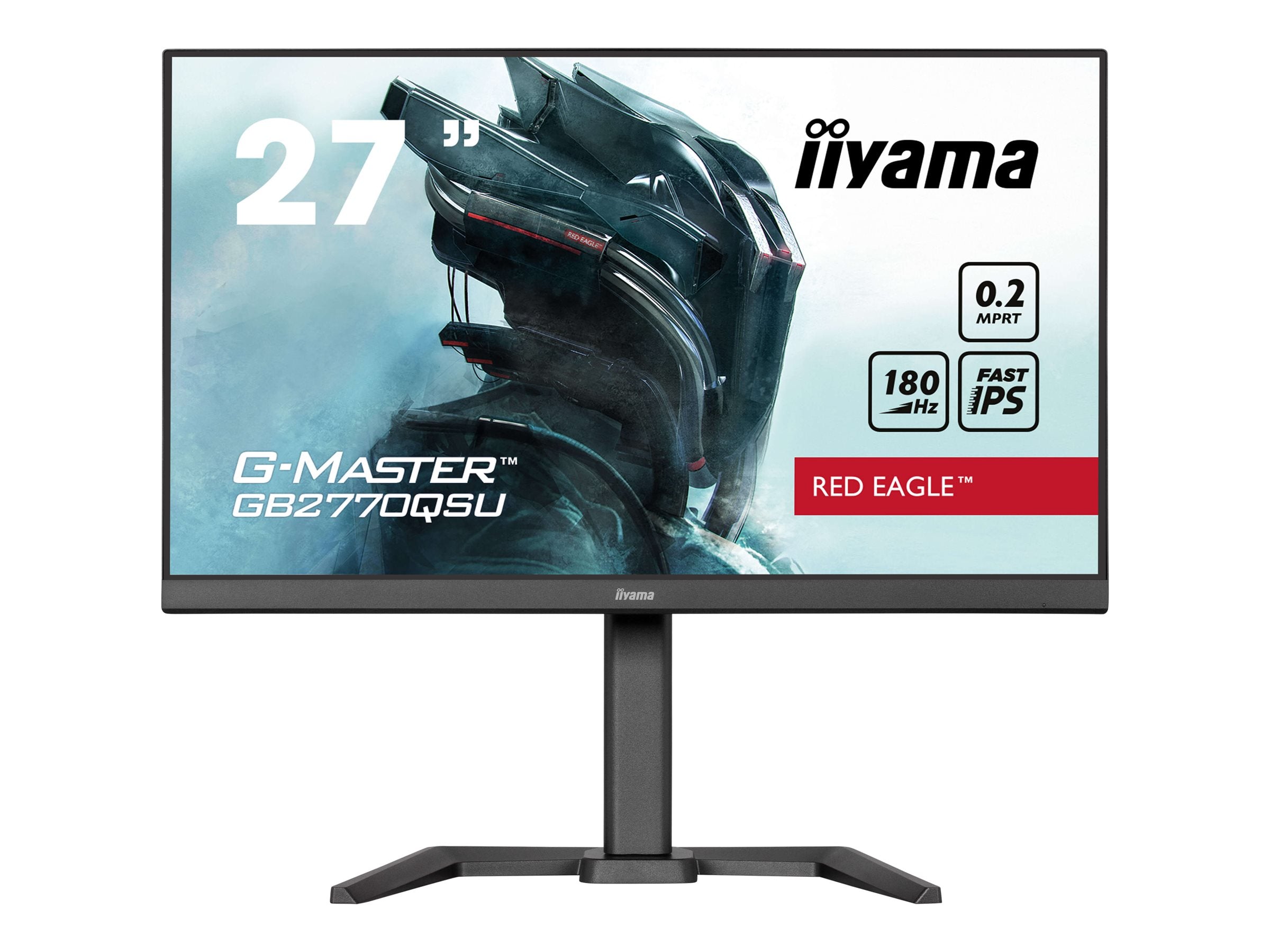 IIYAMA GB2770QSU-B6 G-Master Red Eagle Monitor Seitenansicht