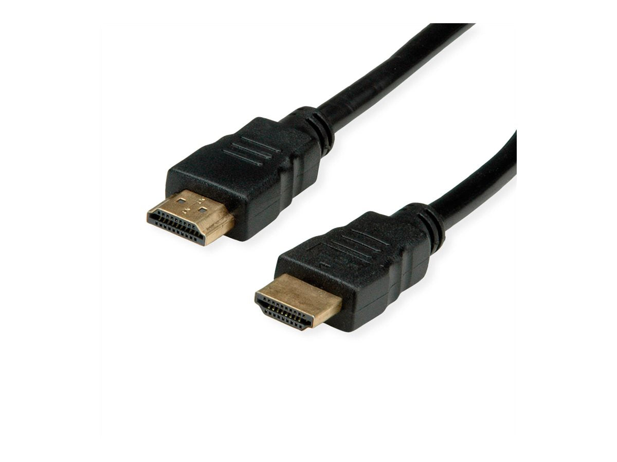 ROLINE RM HDMI High Speed Kabel mit Ethernet schwarz 1m - Detailansicht