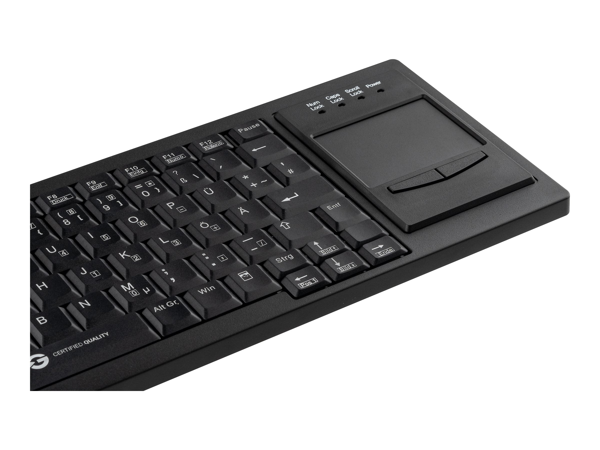 GETT Cleantype Xtra Touch Tastatur Rückansicht