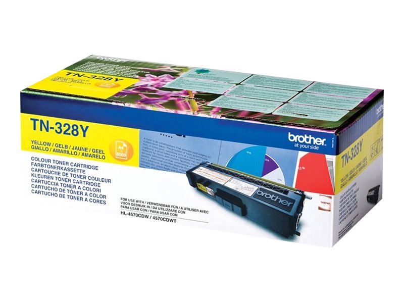 BROTHER TN-328 Toner gelb Detailansicht