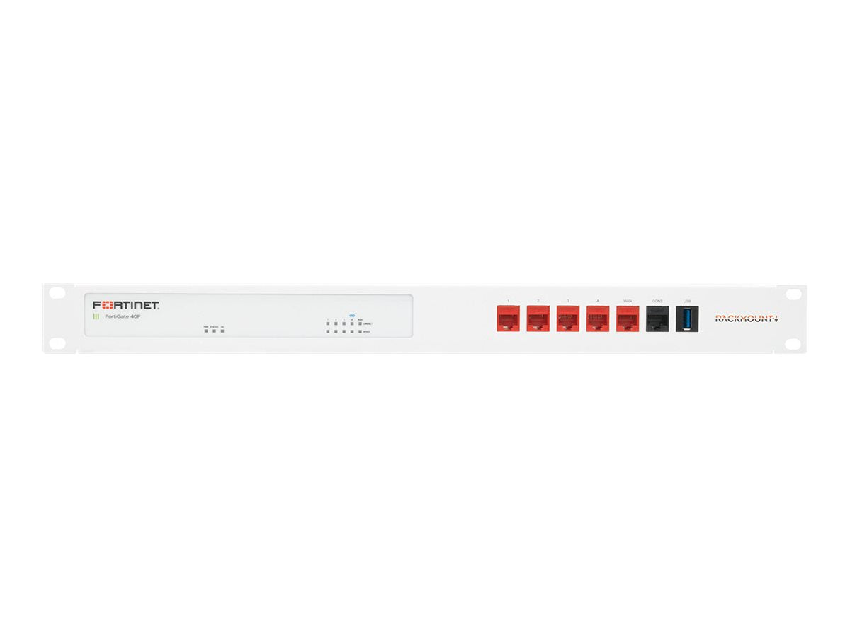 RACKMOUNT RM Kit für FortiGate 40F - Vorderansicht