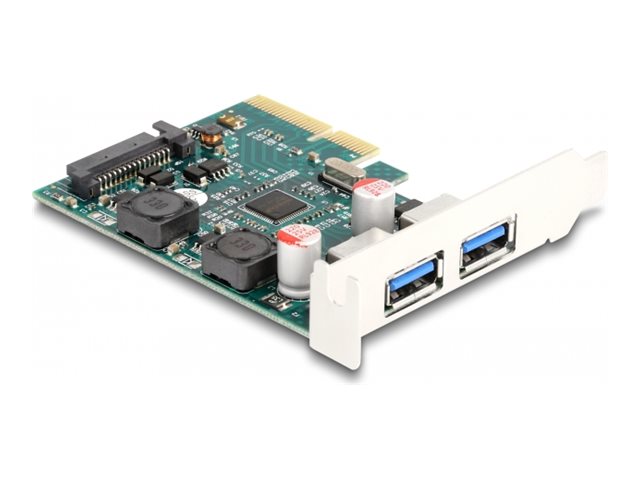 DELOCK PCI Express x4 Karte Vorderansicht