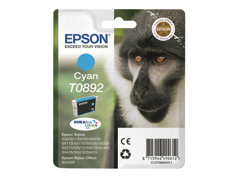 EPSON T0892 Tintenpatrone Cyan Detailansicht