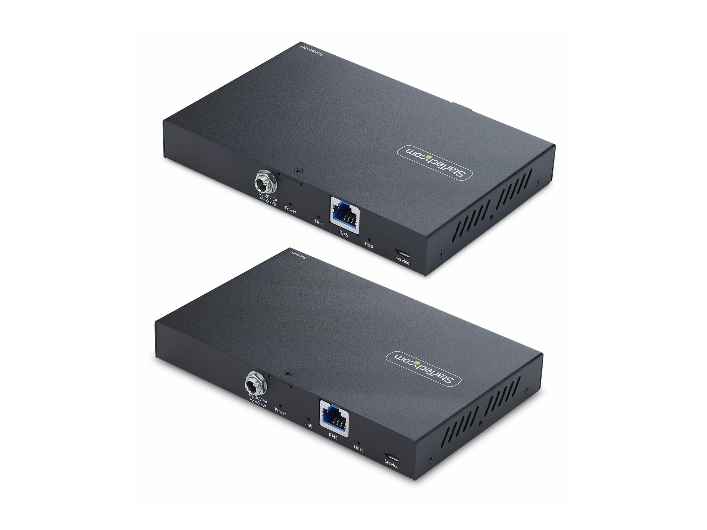 STARTECH.COM 4-Port USB 3.0 Extender uber Ethernet bis zu 100m via Cat6a / Cat7 / Cat8 RJ45 Kabel Erweiterung fur entfernte USB Gerä