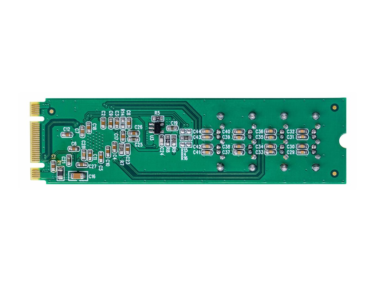STARTECH.COM 4-Port M.2 NVMe zu SATA Adapterkarte M.2 PCIe 3.0 auf SATA HDD/SSD Adapter M2 auf SATA fur Windows/macOS/Linux