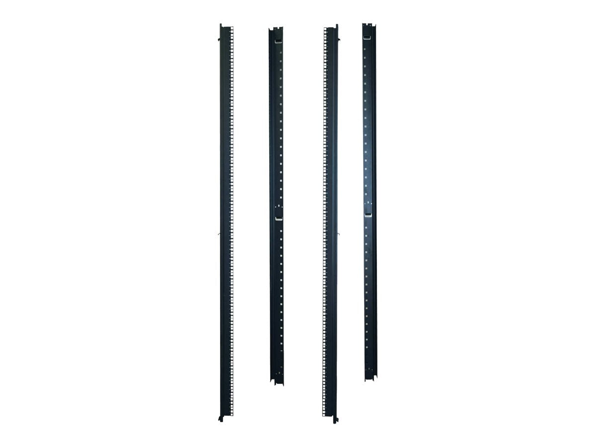 EATON TRIPPLITE 42U Rack Enclosure Server Cabinet 23 Wide Vertical Rail Mount Rack rail kit Black 42U 23
