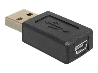 DELOCK 65094 adapter USB AM -> USB mini 5-pin F Vorderansicht
