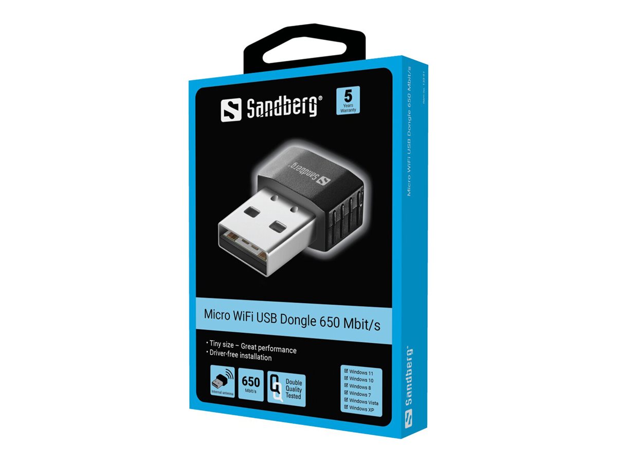 SANDBERG Micro Wifi Dongle Verpackung