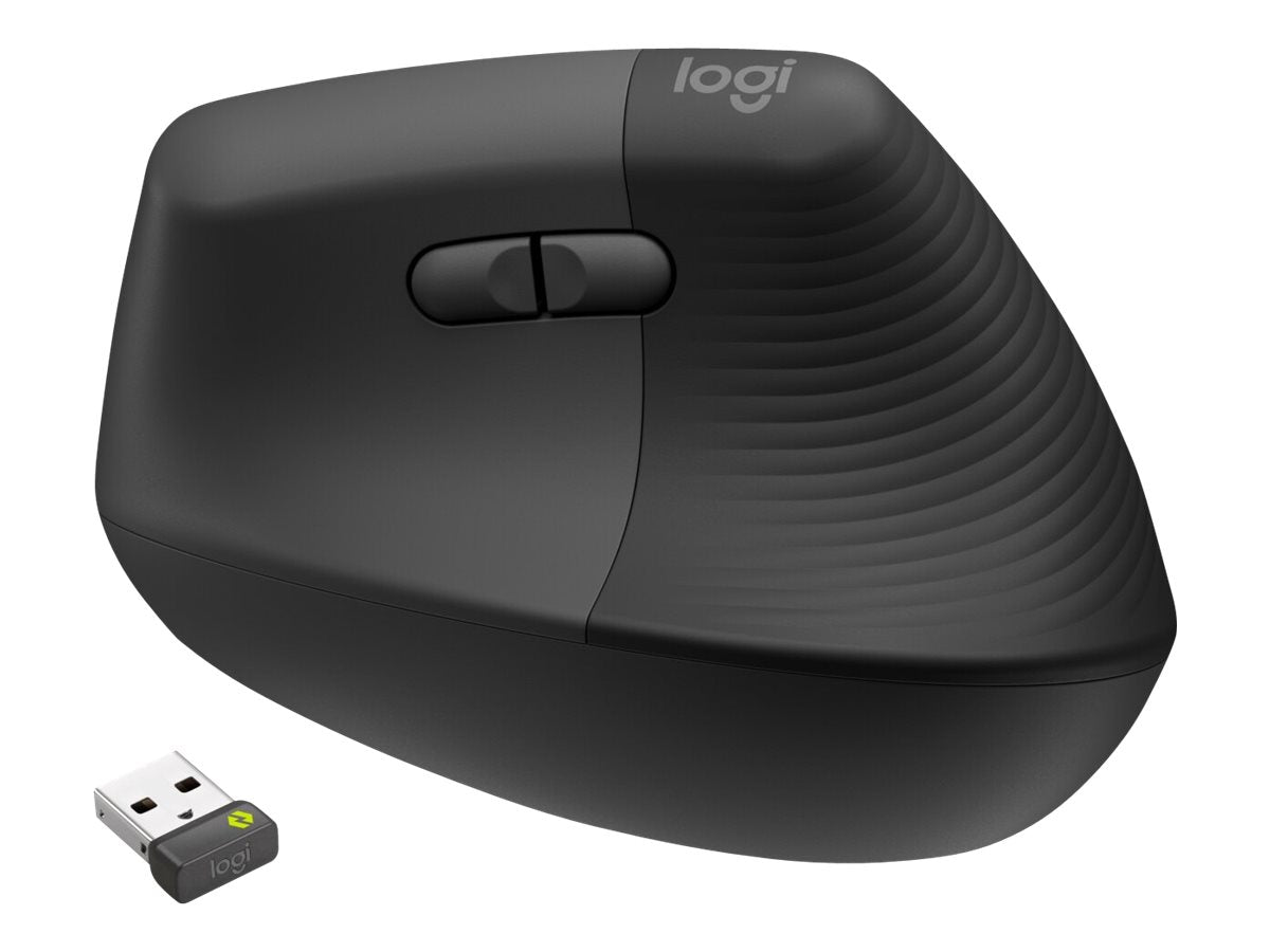 LOGITECH Lift for Business vertikale Maus Seitenansicht