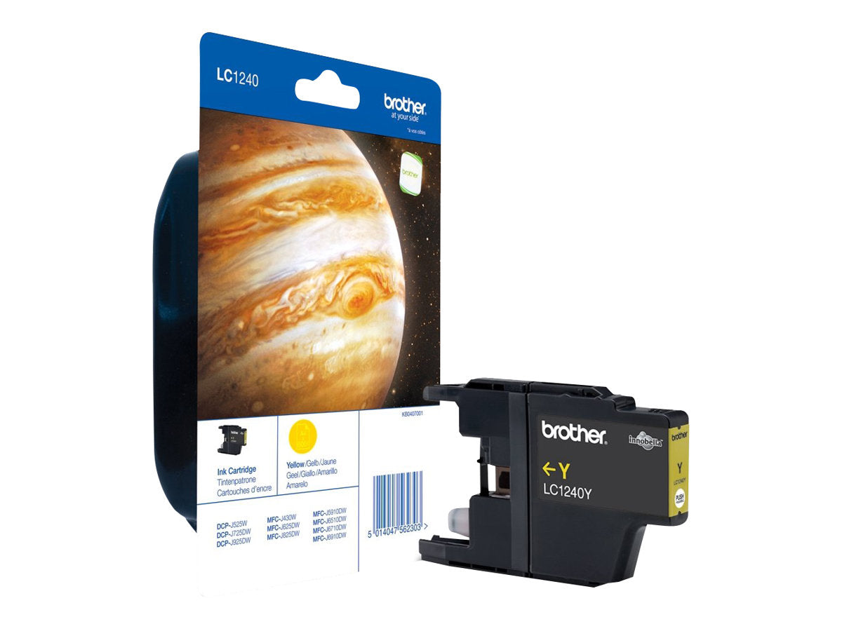 BROTHER LC-1240 Tinte gelb im Einsatz