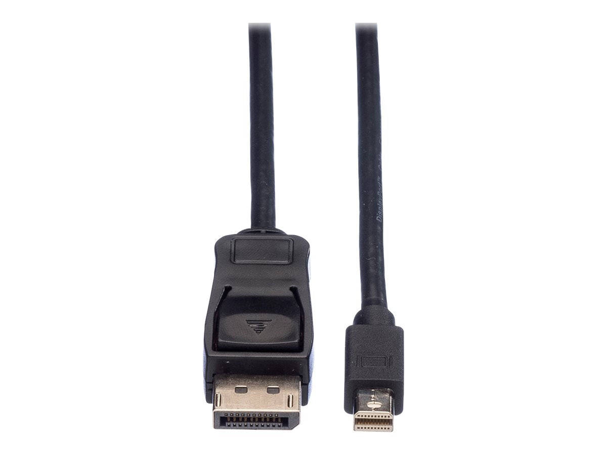 VALUE DisplayPort Kabel DP ST - Mini DP ST schwarz 1m Detailansicht