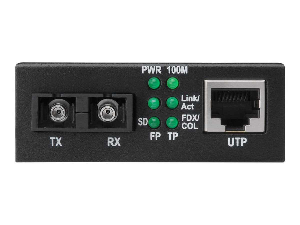 DIGITUS Fast Ethernet Medienkonverter SC 10/100Base-TX zu 100Base-FX Anschlüsse