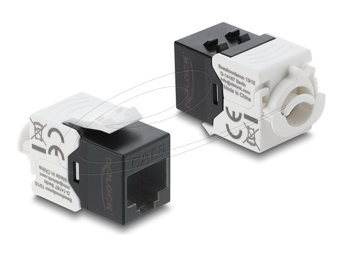 DELOCK Keystone Modul RJ45 Buchse Vorderansicht
