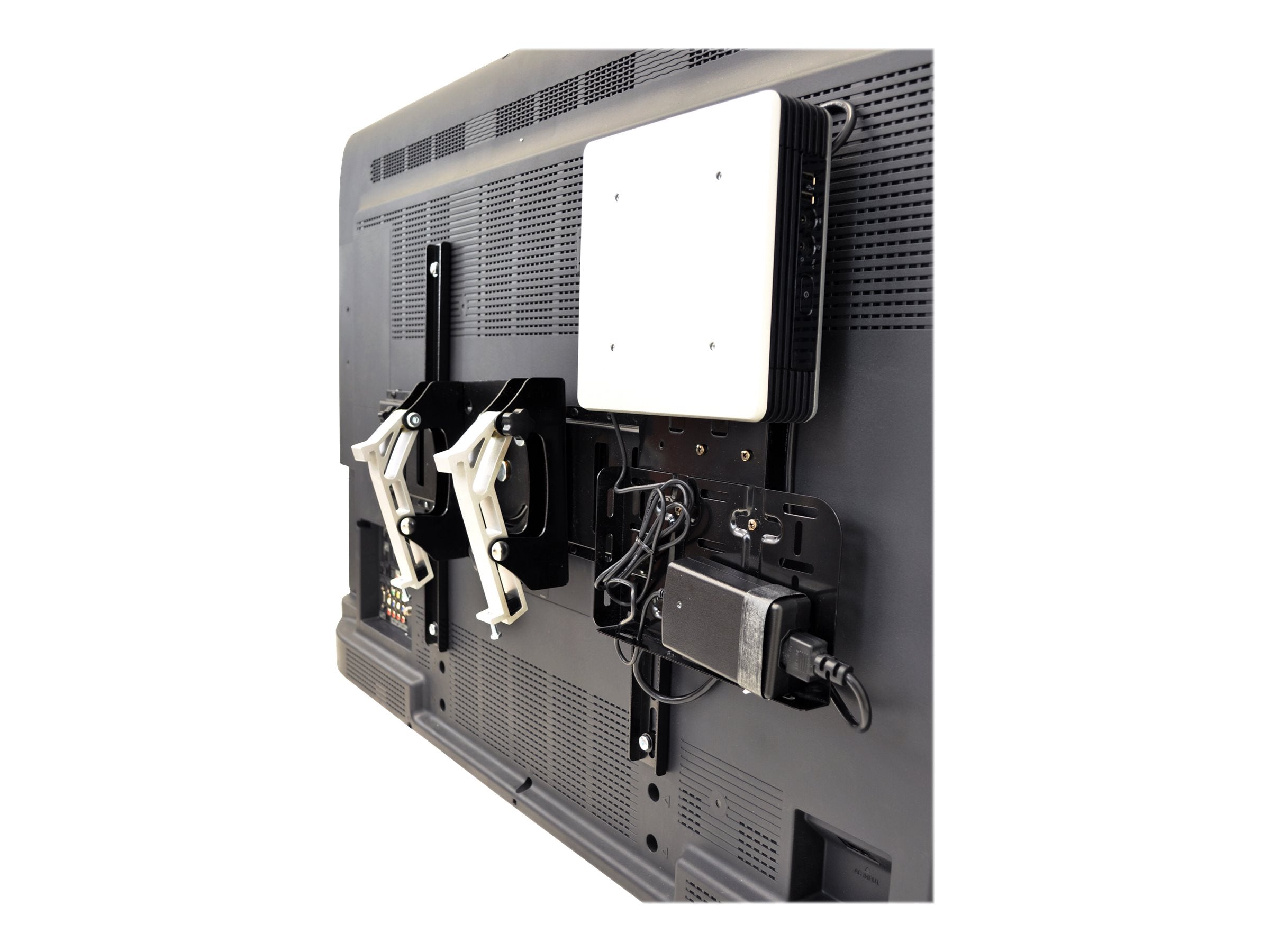 Detailansicht der Montagekomponenten des ERGOTRON SIM90 Signage Integration Mount
