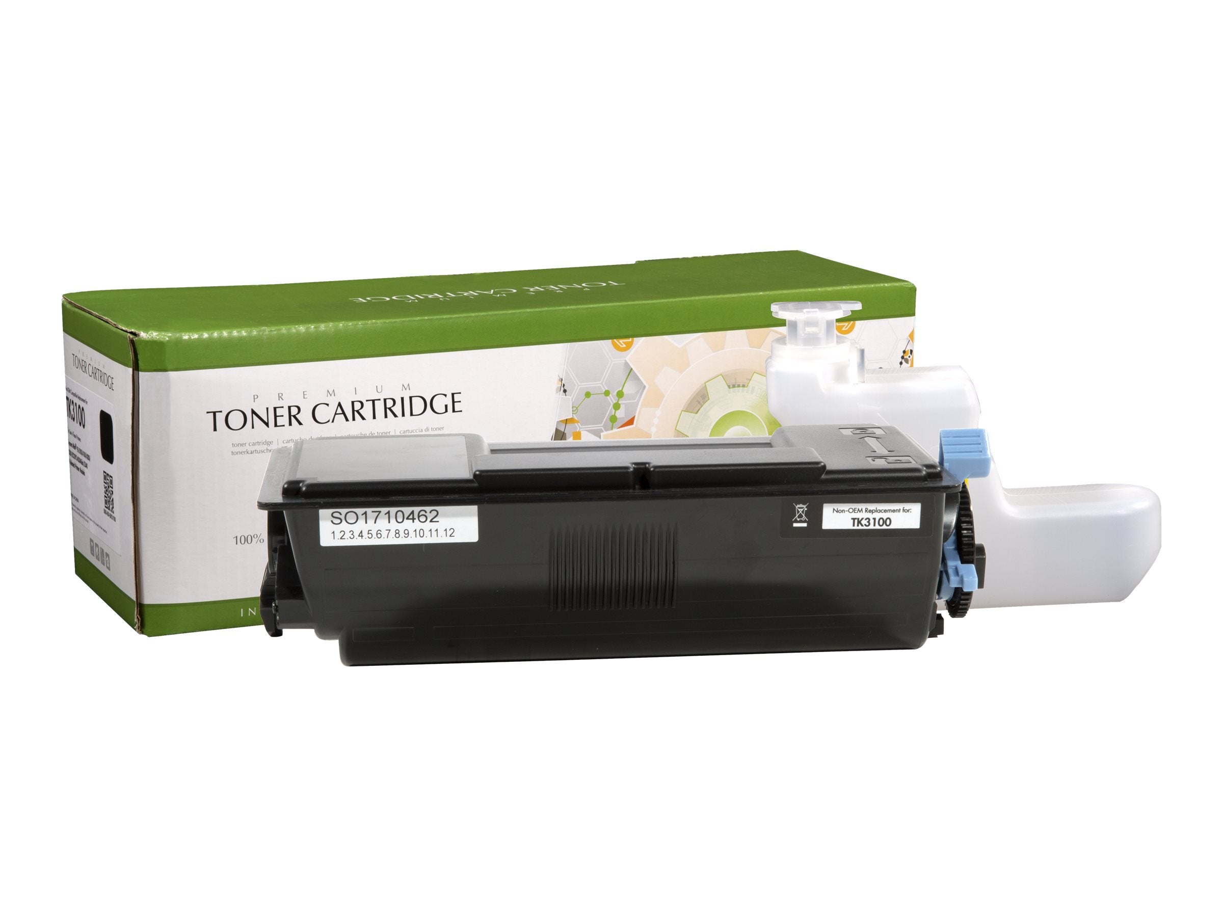 STATIC Tonerpatrone Kyocera TK-3100 schwarz - Vorderansicht
