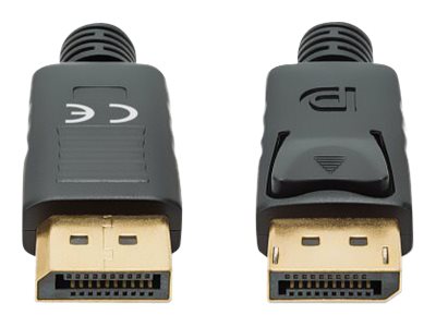 MANHATTAN 8K60Hz DisplayPort 1.4 Kabel Stecker auf Stecker 1m unterstützt 4K144Hz HDR vergoldete Kontakte schwarz