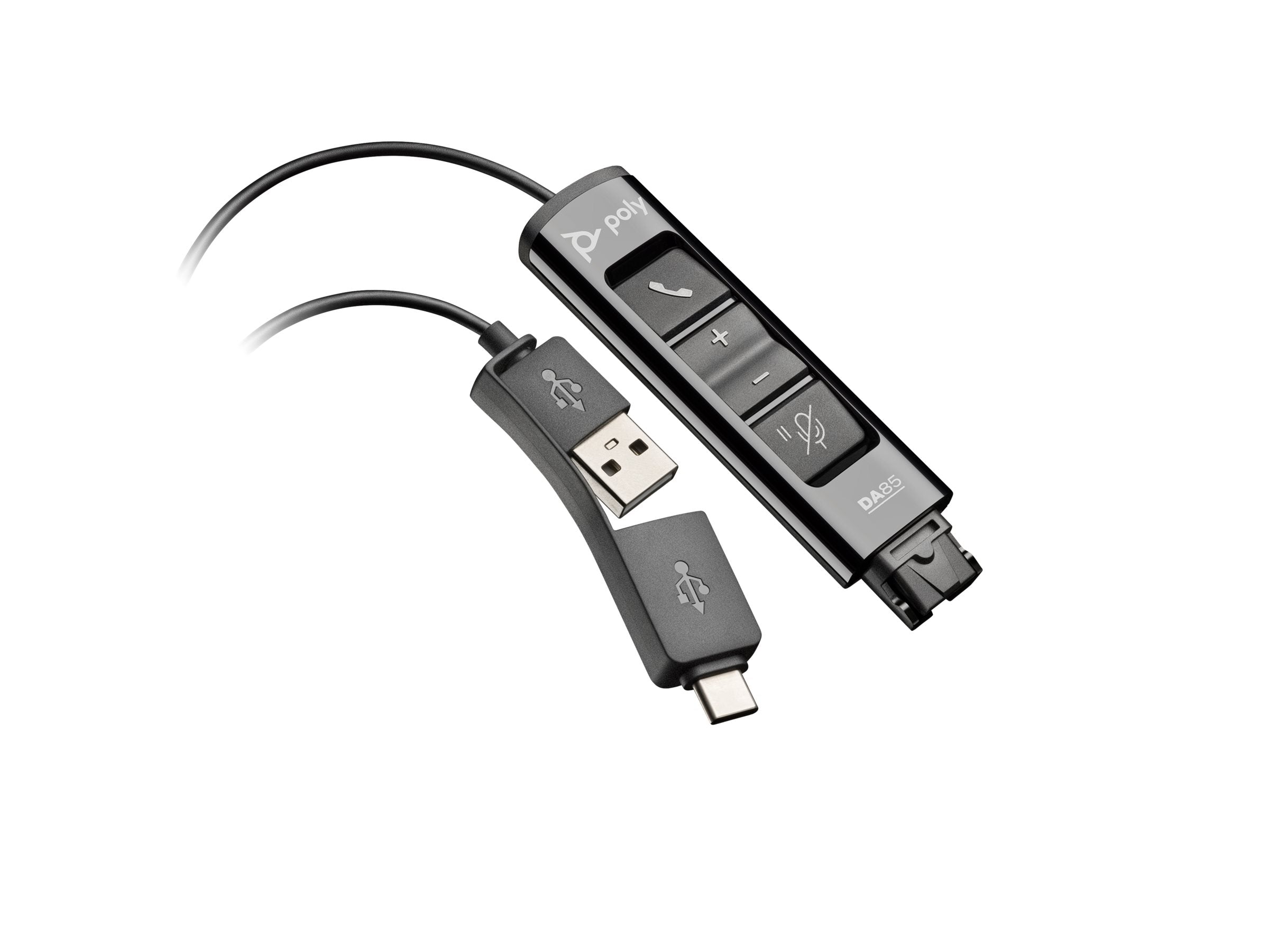 HP Poly DA85 USB to QD Adapter Verpackung