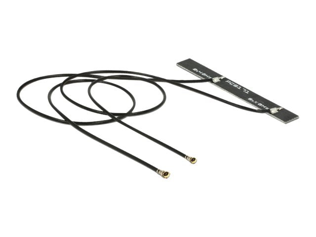 DELOCK WLAN Doppelantenne Vorderansicht