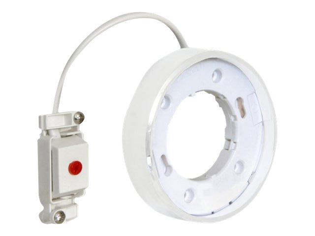 DELOCK Lighting GX53 Fassung Aufbau rund F weiss - Vorderansicht