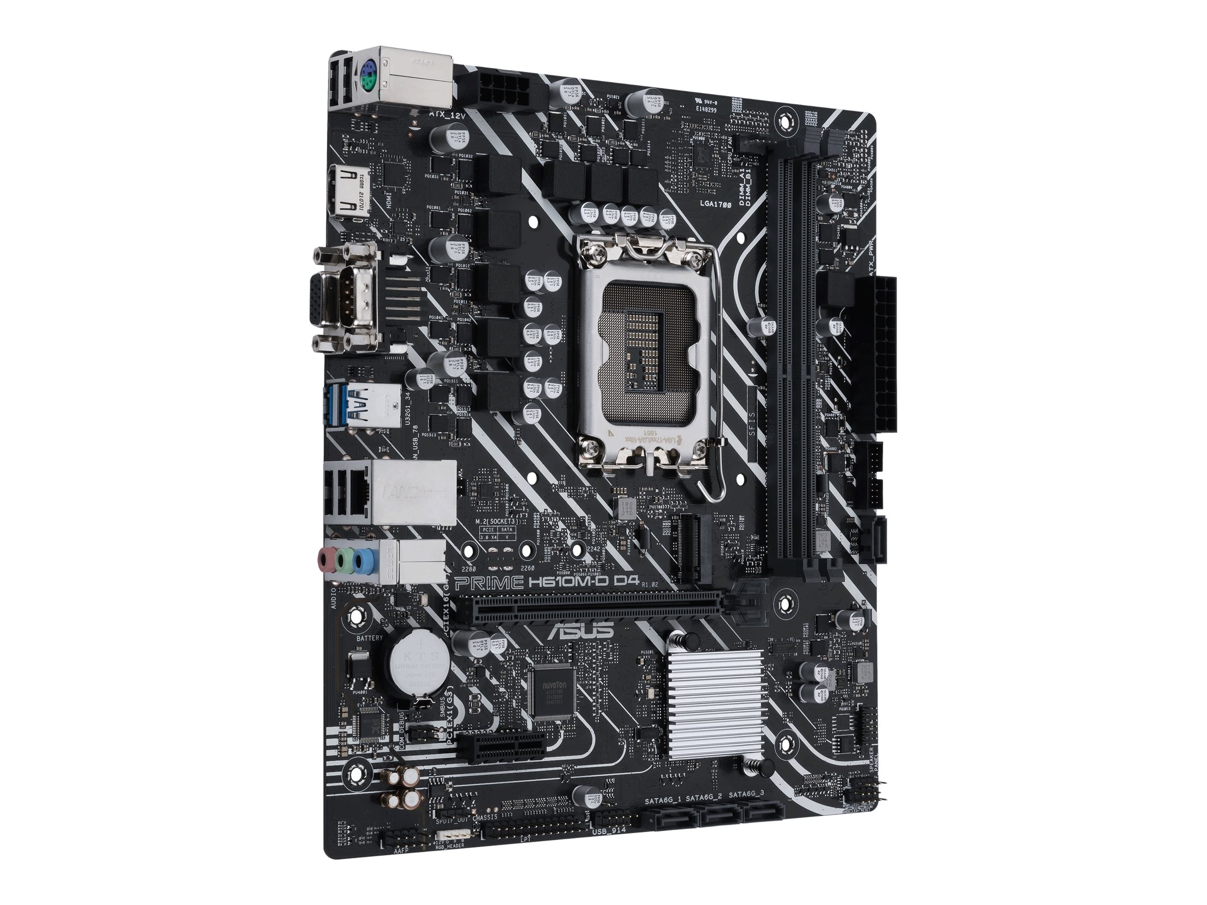 ASUS PRIME H610M-D D4 LGA1700 DDR4 mATX MB Detailansicht