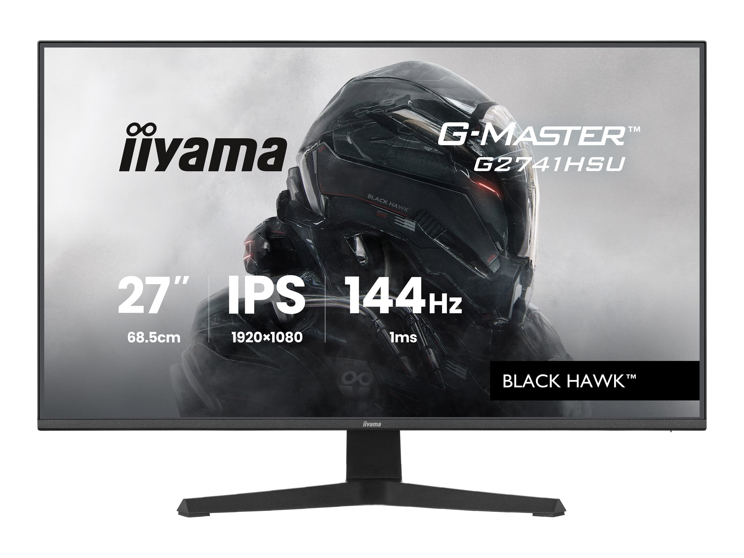 IIYAMA G2741HSU-B1 27 Zoll Gaming Monitor Rückansicht
