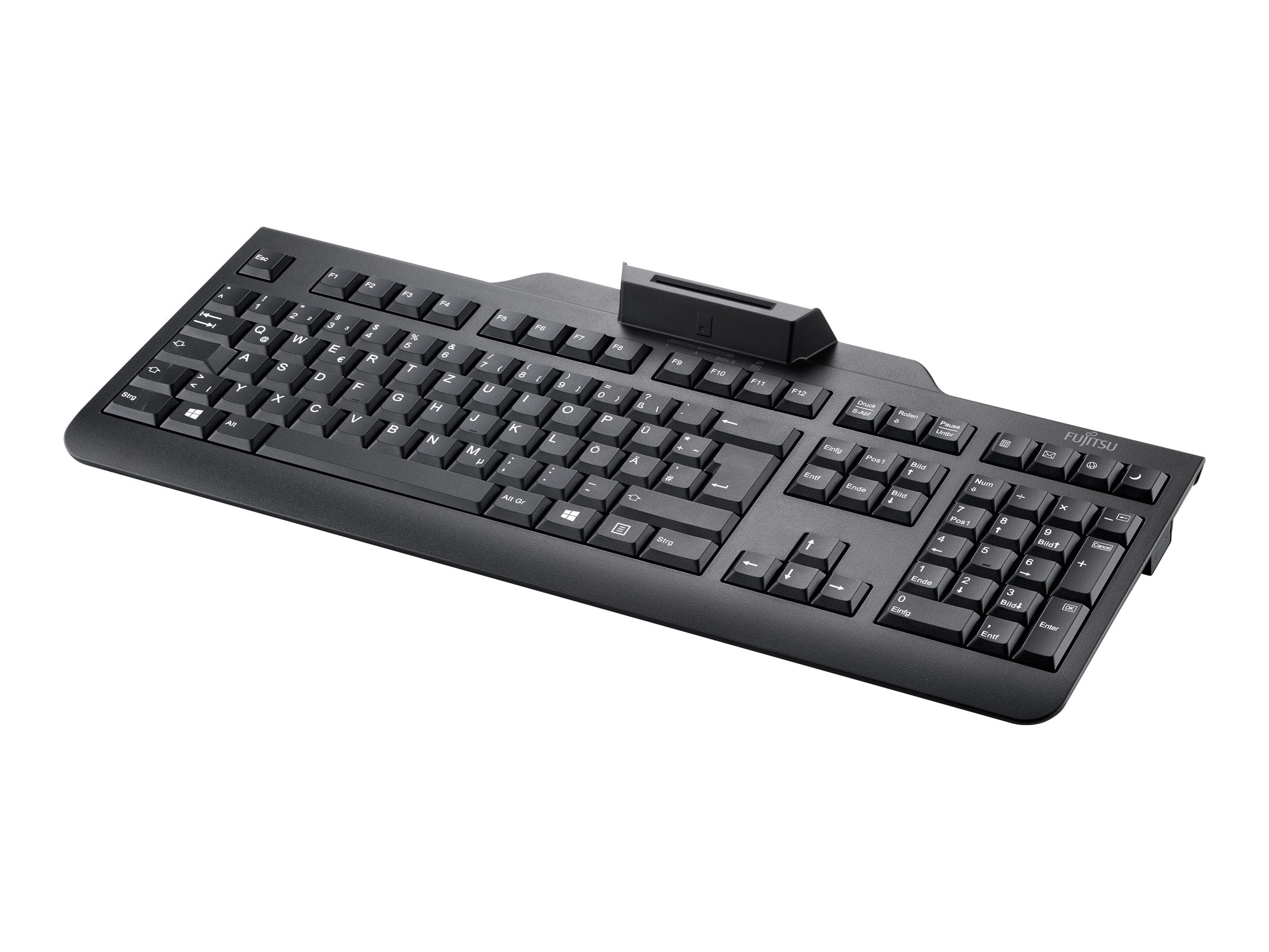 FUJITSU KB100 SCR BLACK NORD Tastatur Vorderansicht