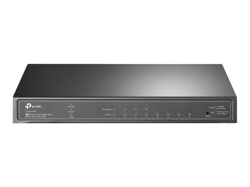TP-LINK SG2008P Omada 8-Port Gigabit Smart Switch Vorderansicht