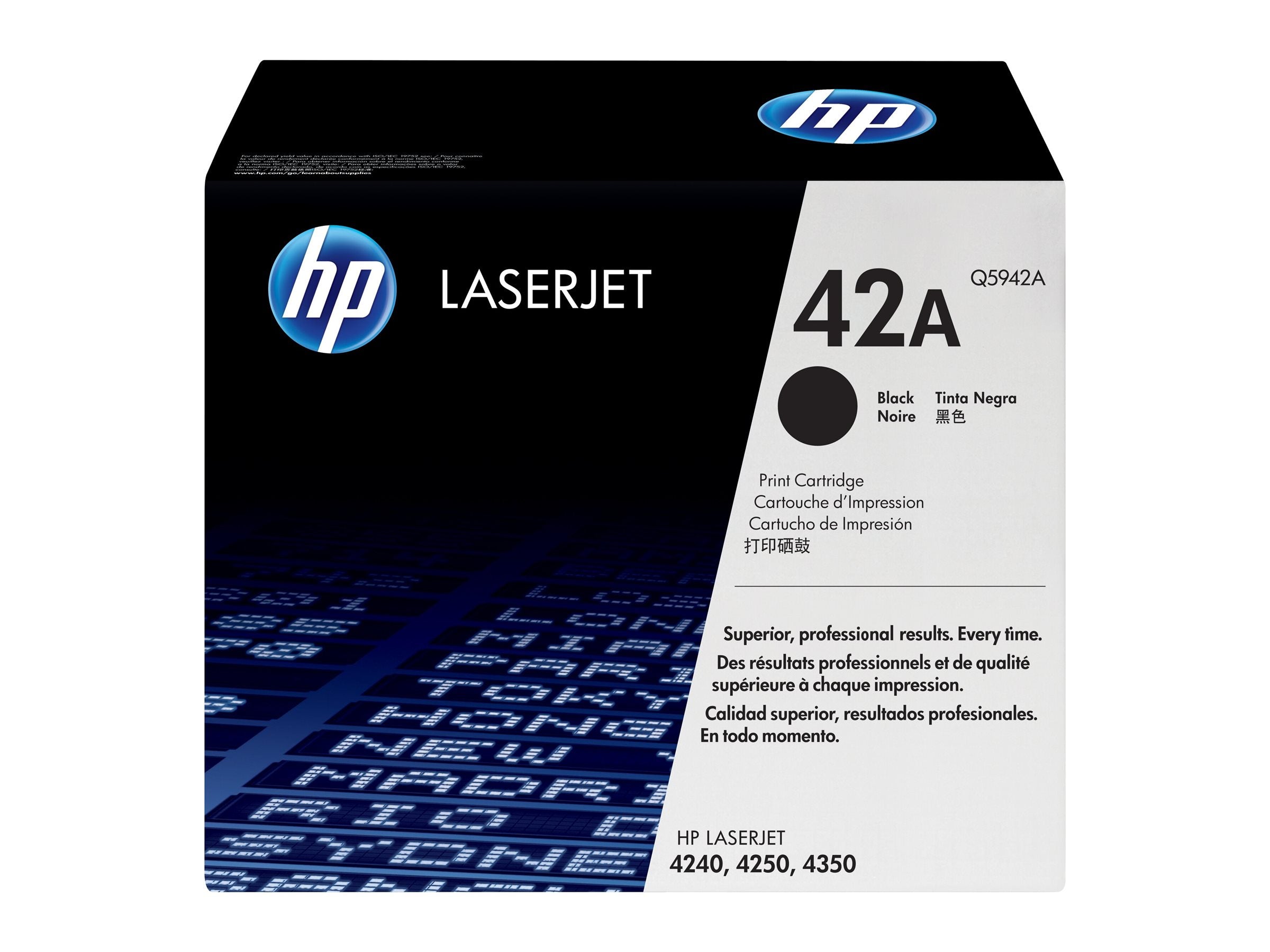 HP 42A original LaserJet Toner cartridge Q5942A Vorderansicht