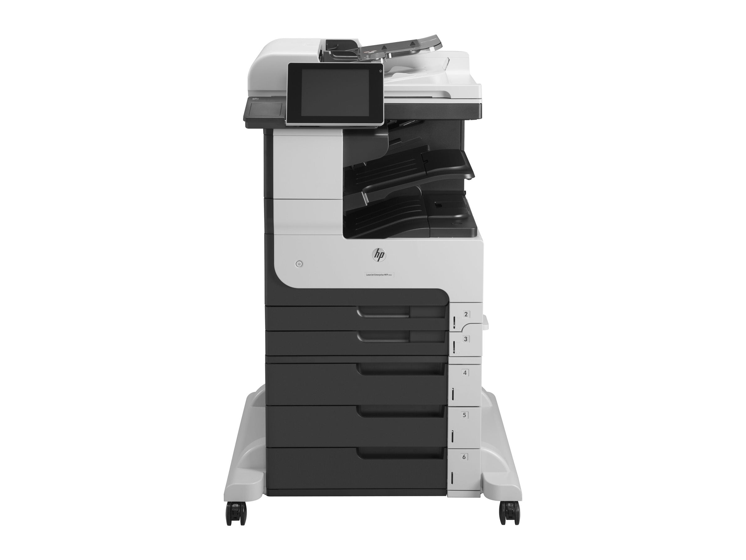 HP LaserJet Enterprise M725z MFP Mono laser Seitenansicht