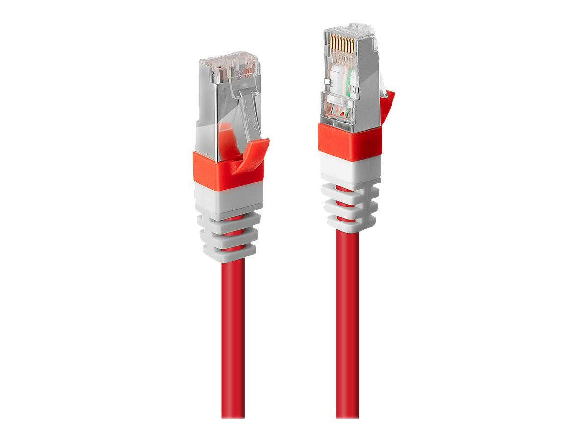 LINDY SSTP Cat.6A Kabel, rot, 5,0m LSOH, Detailansicht