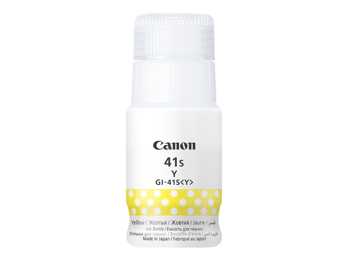 Vorderansicht der CANON INK GI-41S Y Tintenpatrone