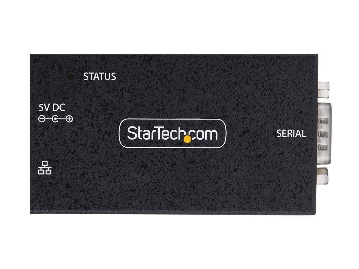 STARTECH.COM 1-Port Seriell auf POE Ethernet Adapter Serial TCP IP Server Wand/DIN Montage RS232 Ethernet Adapter/Konverter