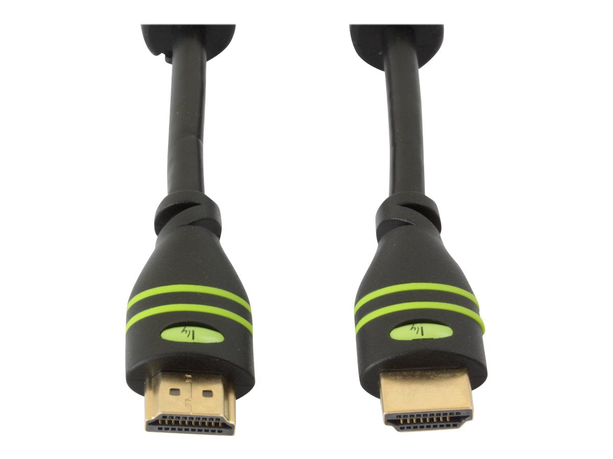TECHLY HDMI High Speed mit Ethernet mit Ferritkern Anschlusskabel 3m schwarz Stecker A auf Stecker A