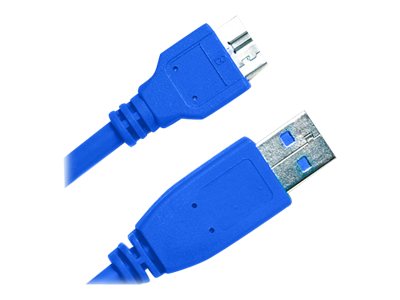 JOUJYE USB 3.0 Kabel Stecker A / Stecker Micro B 0,5m Vorderansicht