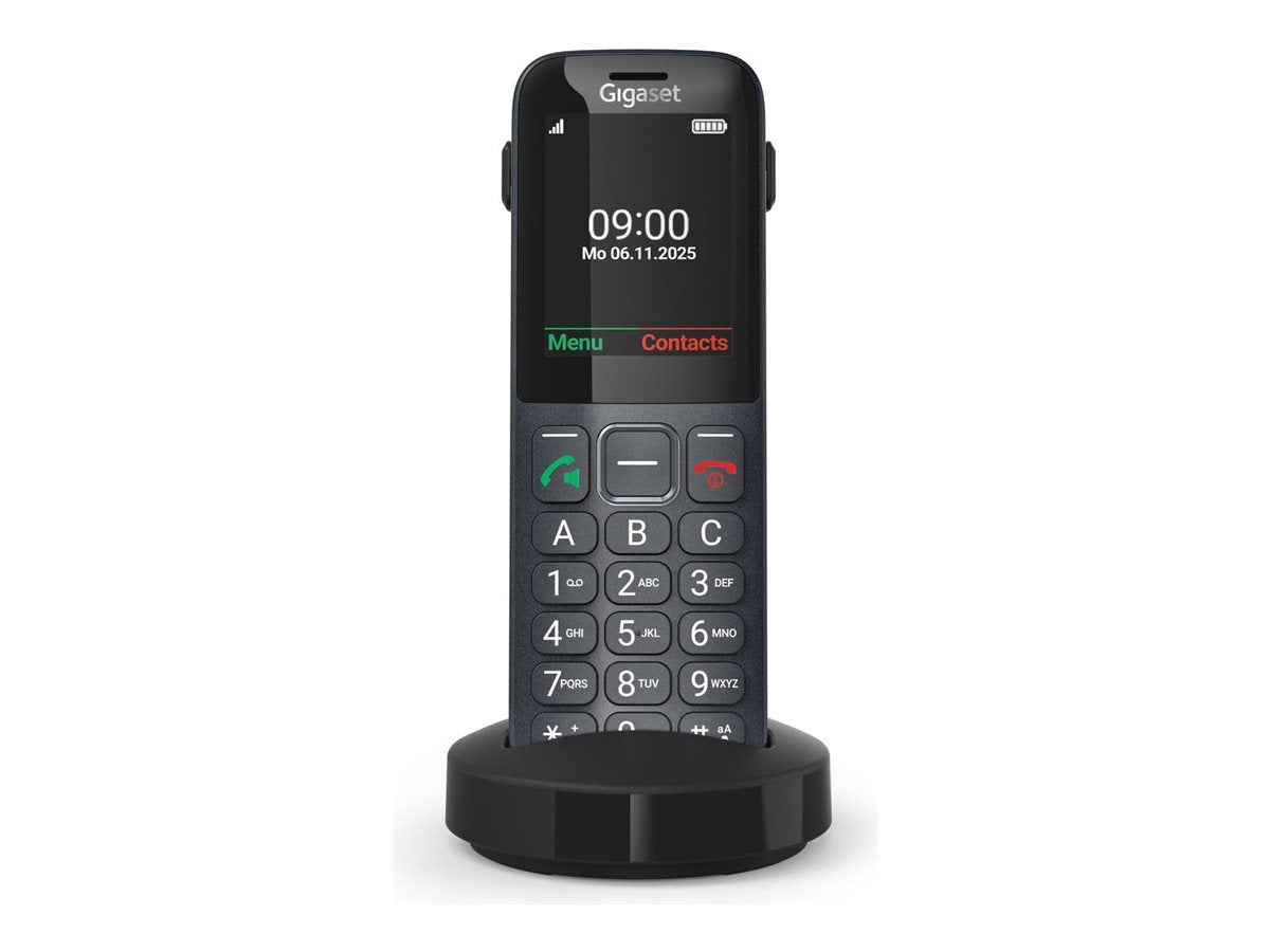 GIGASET Comfort 600 SIM DECT 4G LTE schnurloses Mobiltelefon Vorderansicht