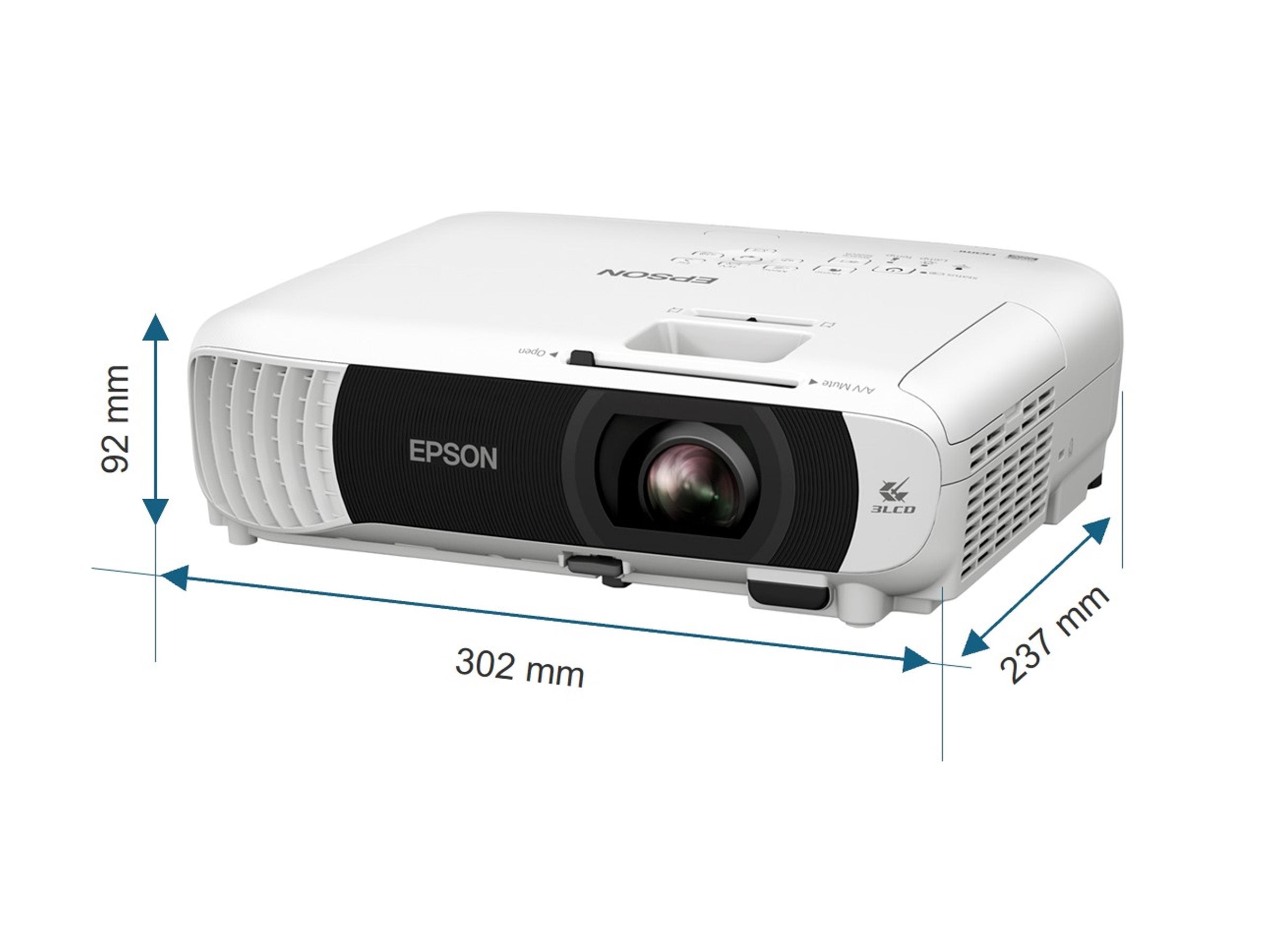 EPSON EB-W55 3LCD Projektor Vorderansicht