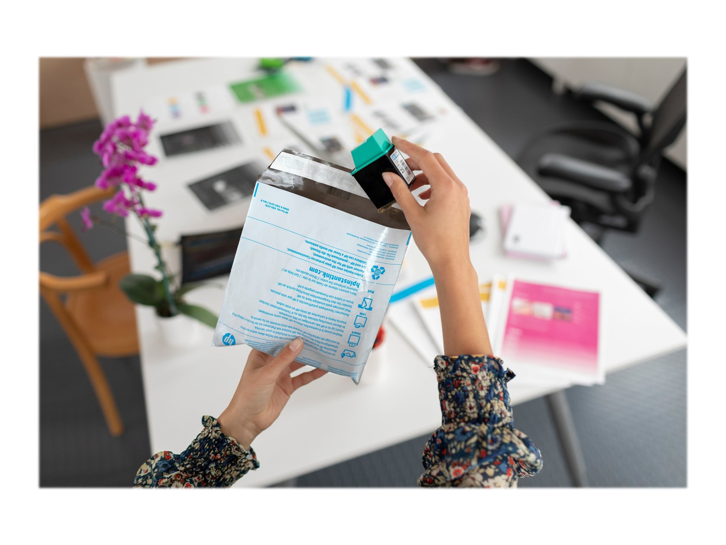 HP 935 original Tintenpatrone C2P20AE BGX cyan - Vorderansicht