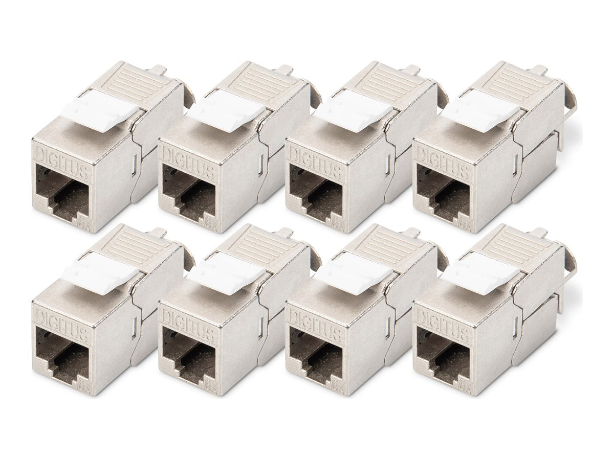 DIGITUS CAT 6A Keystone Jack shielded Vorderansicht