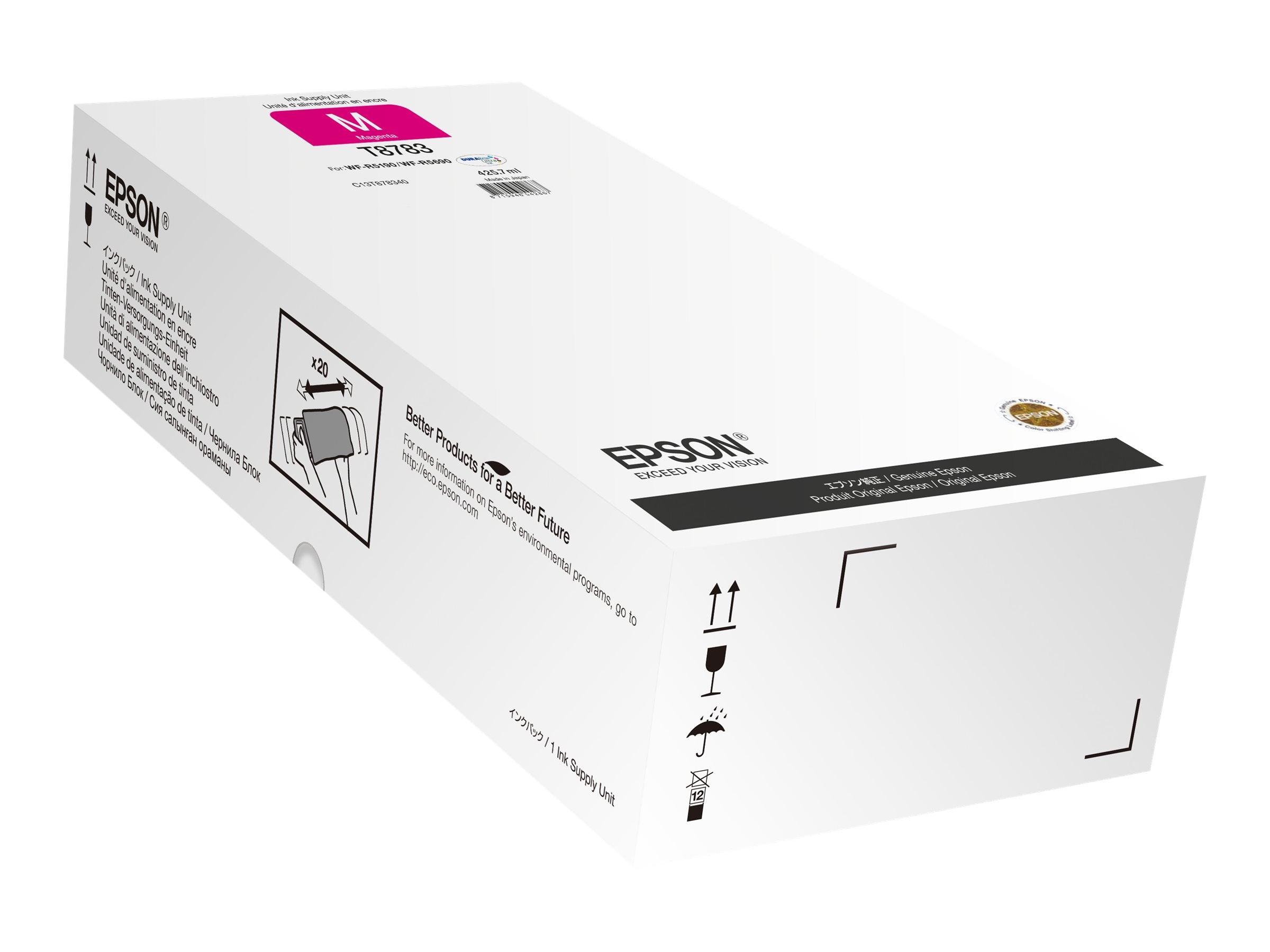 EPSON WorkForce Pro WF-R5xxx series Magenta XXL Ink Supply Unit Vorderansicht