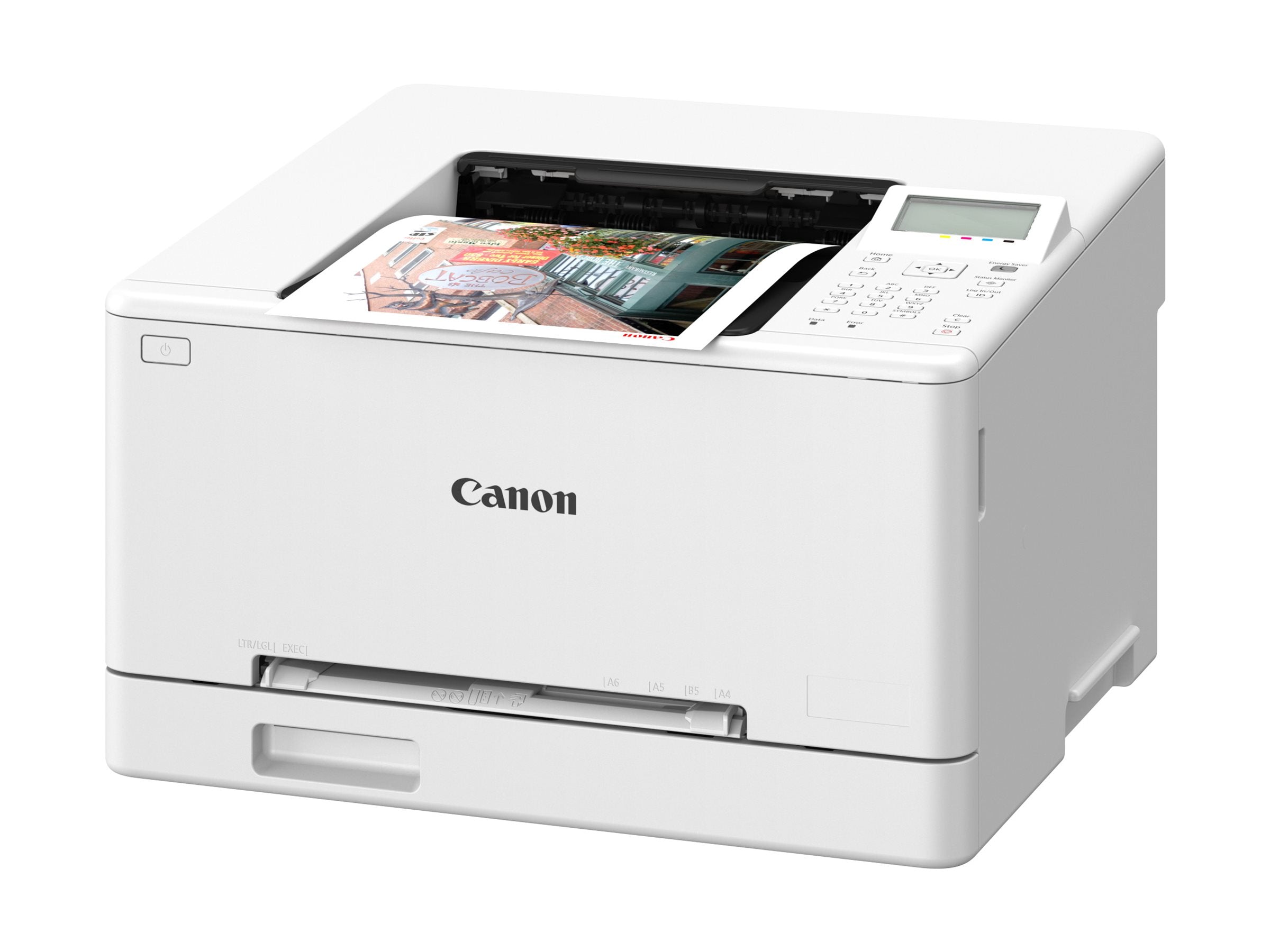 Detailansicht des Bedienfelds des CANON LBP647Cdw