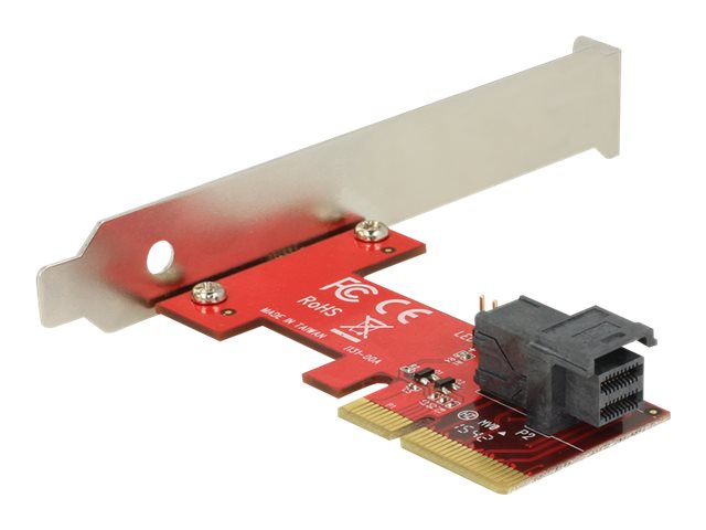 DELOCK PCI Express 4.0 x4 Karte Rückansicht