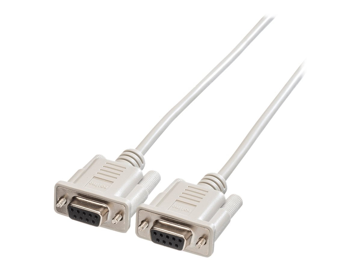 ROLINE RS232-Kabel 9pol BU-BU 1,8m Detailansicht