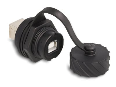 DELOCK Kabelverbinder USB 2.0 Typ-B Buchse zu Buchse Vorderansicht