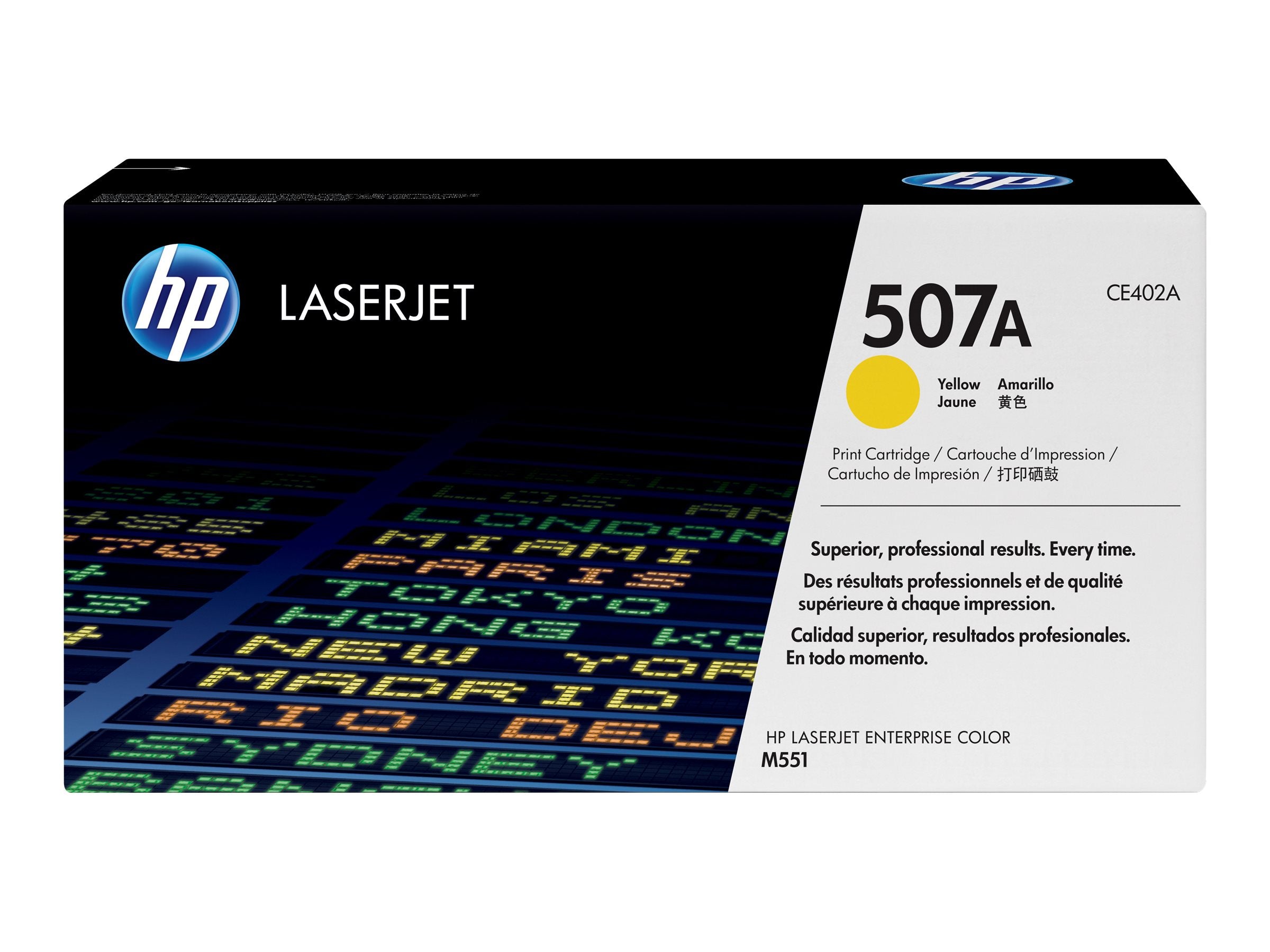 HP 507A Original Toner gelb Detailansicht