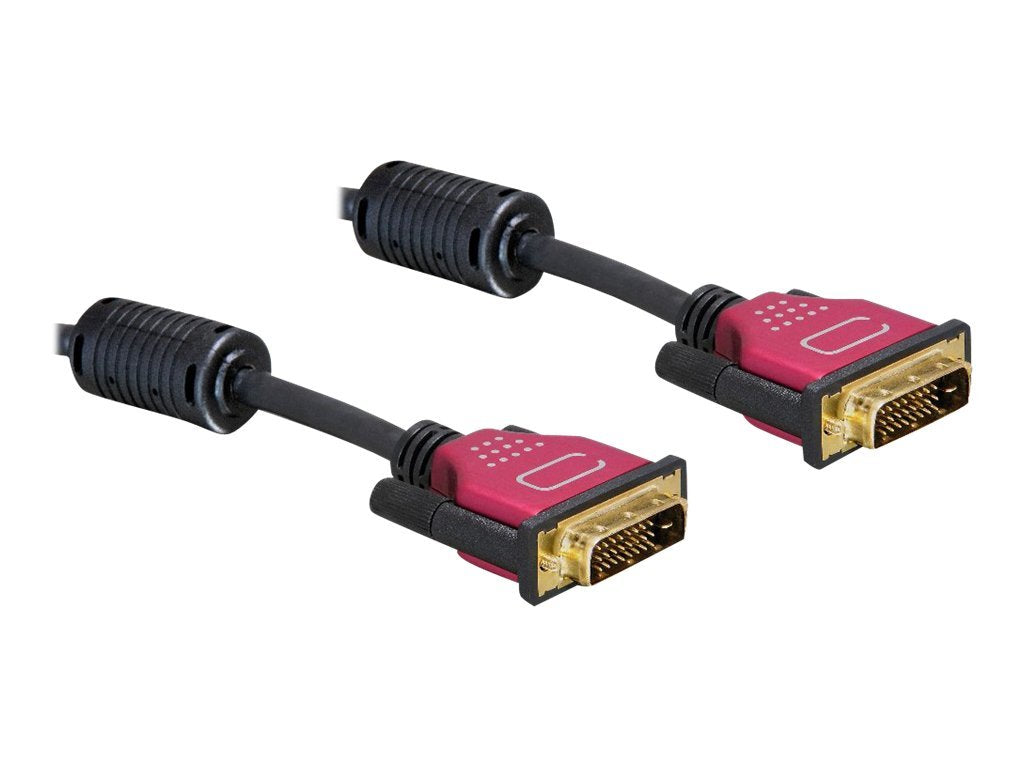DELOCK DVI 24+1 Kabel 1,8m Vorderansicht