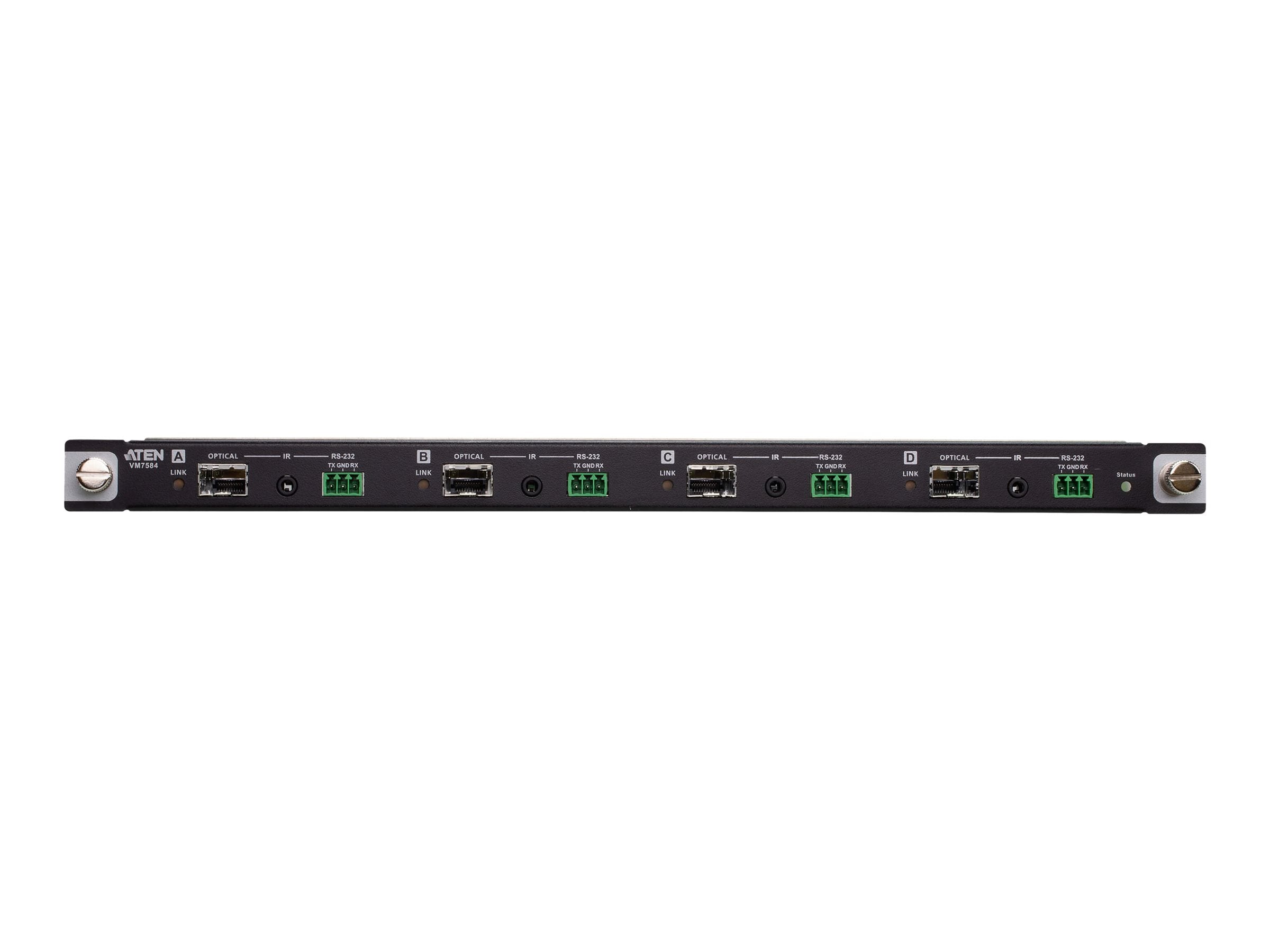 ATEN VM7584K2 4-Port 10G Optical Input Board Vorderansicht