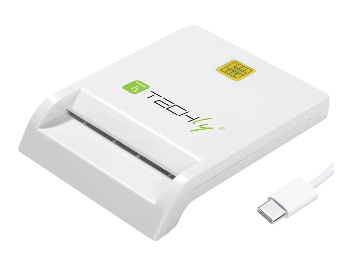 TECHLY Smart Card Reader USB-C Vorderansicht