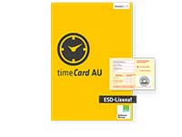 REINERSCT timeCard 10 Arbeitsunfähigkeit Jahreslizenz für 25 Mitarbeiter